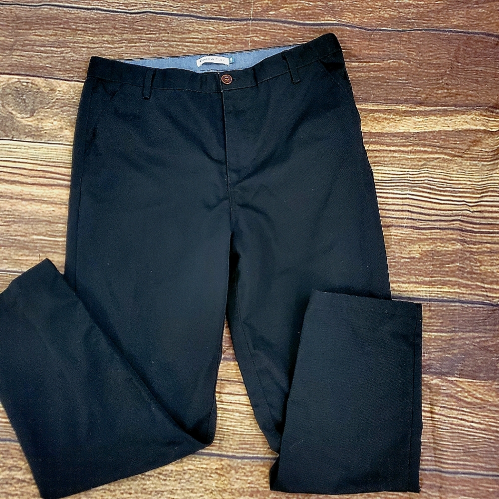 Kidichic teen boys black dress slacks size 18